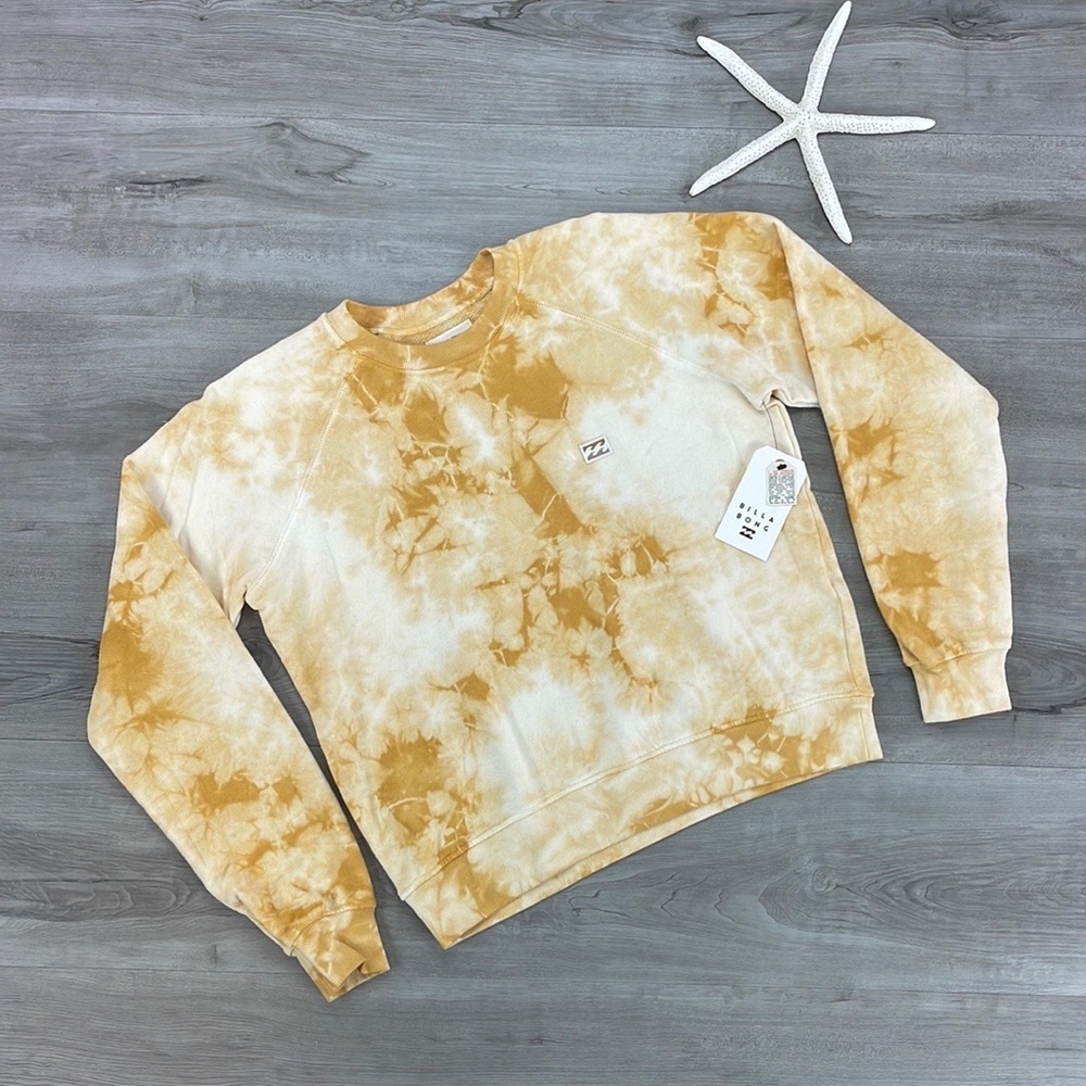 🔆BILLABONG🔆 TIE DYE SUN-STRUNK SWEATSHIRT - Picture 2 of 10